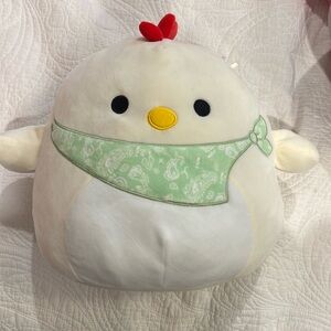 Chicken Squishmallow; with Bandana